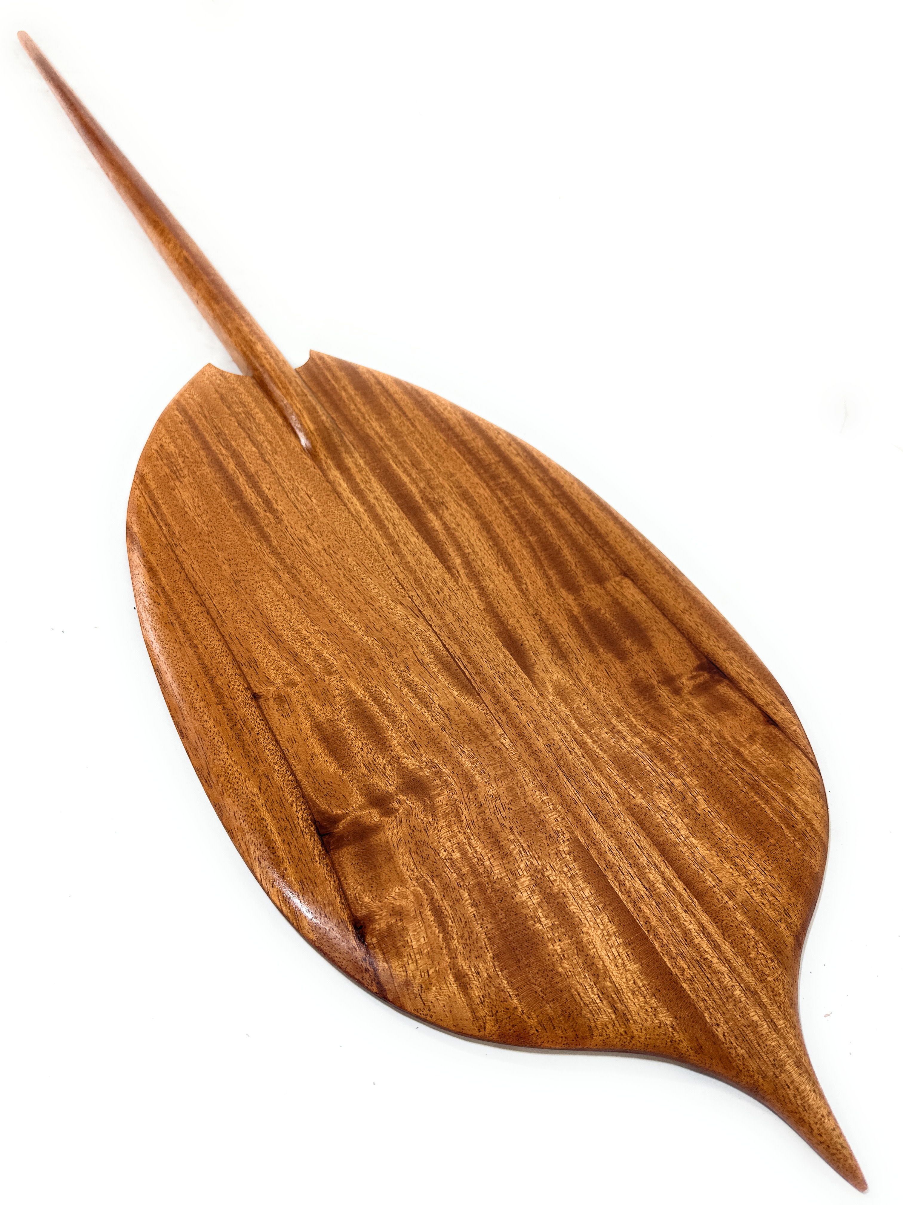 Stingray Koa Paddle 48 inch Steersman with Tapered Handle - Made in Hawaii | #koa1c Stingray Koa Paddle 48 inch Steersman with Tapered Handle - Made in Hawaii | #koa1c